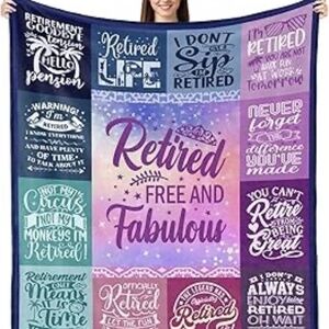 Retirement Gift Blanket -- New in Original Packaging